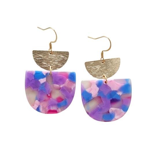 Harper Earrings - Cotton Candy