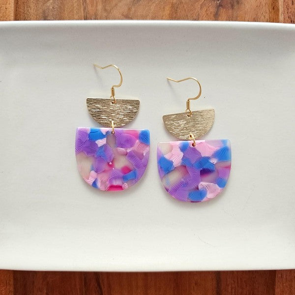 Harper Earrings - Cotton Candy