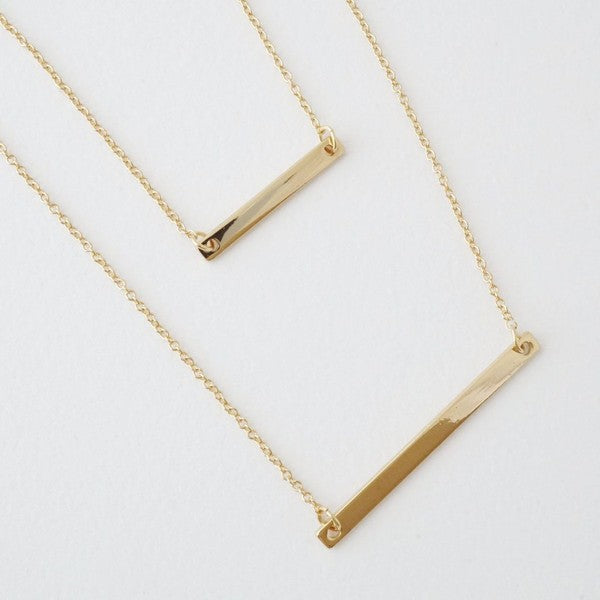 Layered Bar Necklace